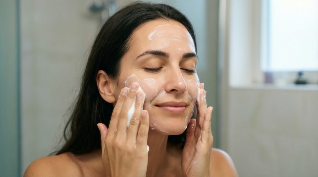 Ошибки в очищении: как умываться правильно и не пересушивать кожу - иллюстрация