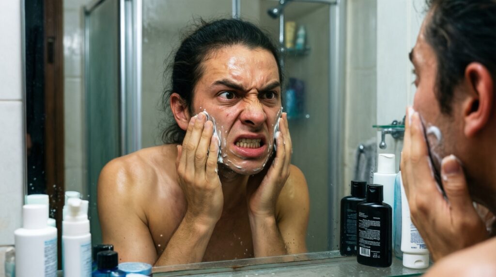 Уход за кожей утром и вечером: простая рутина без лишних шагов - иллюстрация