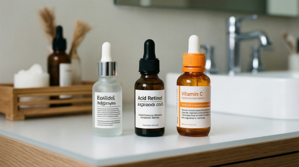 Кислоты, ретинол, витамин C: как сочетать активы без раздражения - иллюстрация