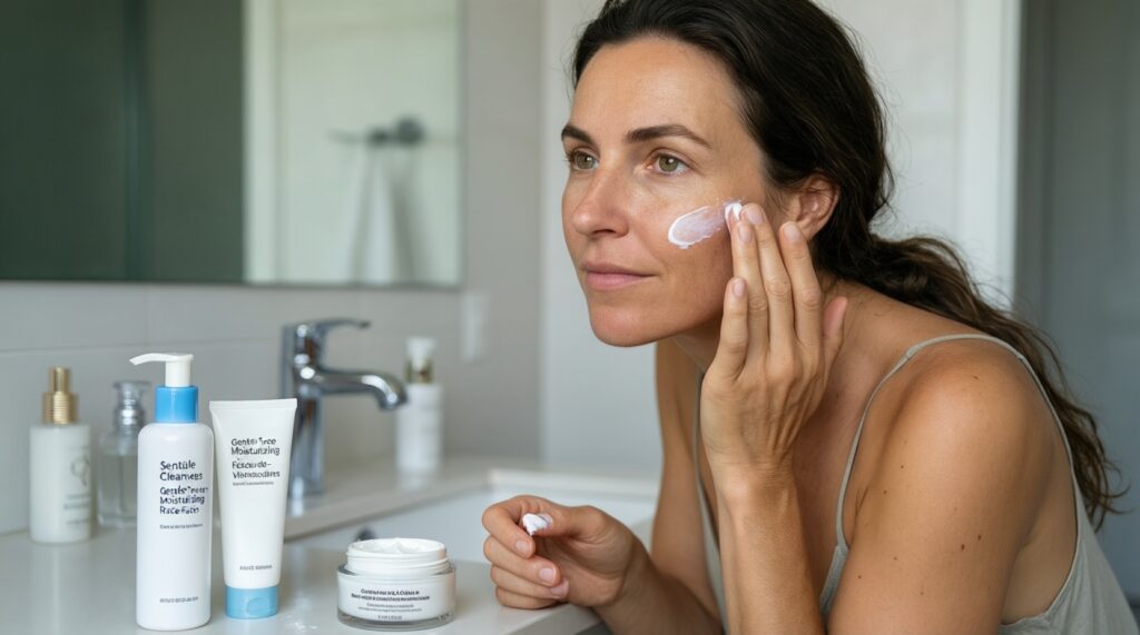 Как подобрать базовый уход по типу кожи: сухая, жирная, комбинированная, чувствительная - иллюстрация