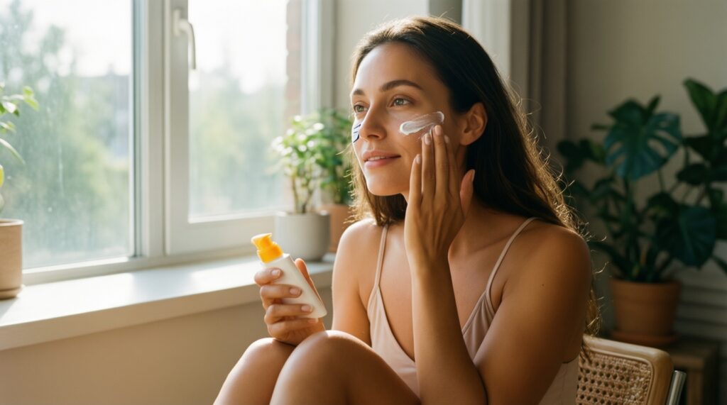 SPF круглый год: как выбрать солнцезащиту и правильно наносить - иллюстрация