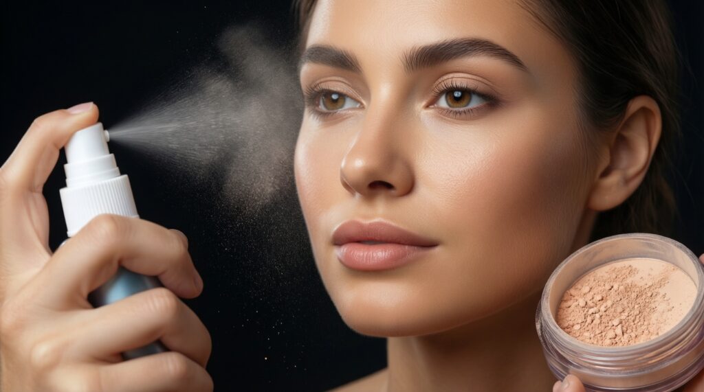 Стойкий макияж без пересушивания: праймеры, фиксаторы и правильные техники - иллюстрация