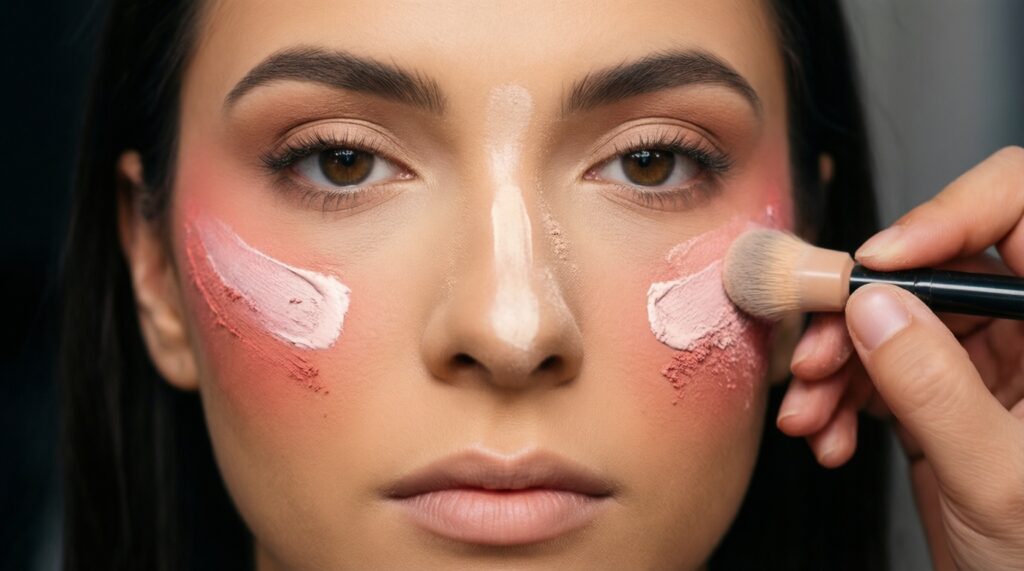 Макияж, который не плывет: стойкие техники для жары, спорта и масок - иллюстрация