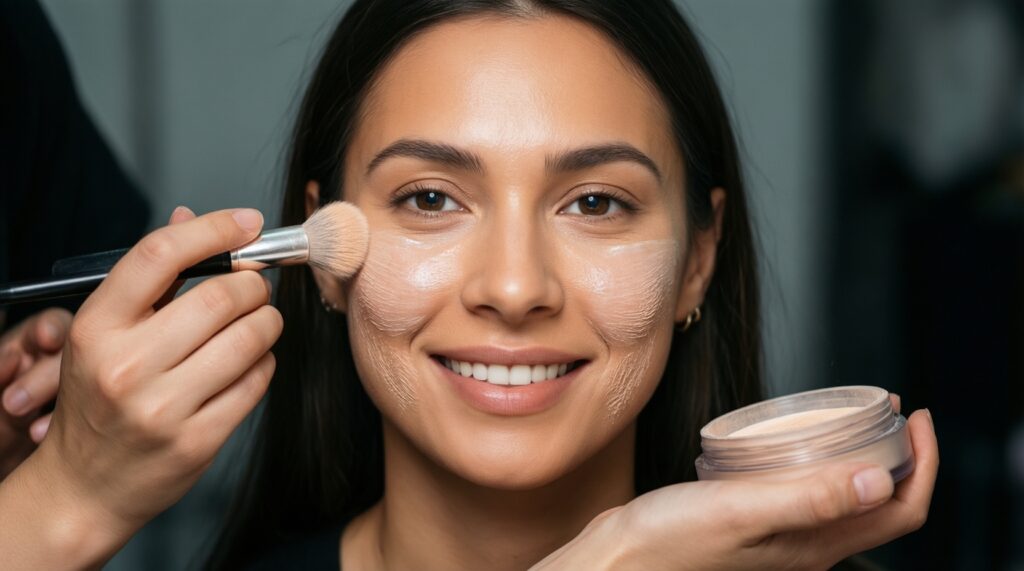 Макияж, который не плывет: стойкие техники для жары, спорта и масок - иллюстрация