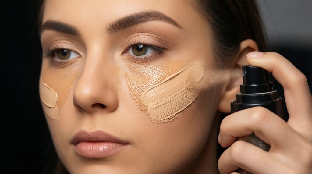 Макияж, который не плывет: стойкие техники для жары, спорта и масок - иллюстрация