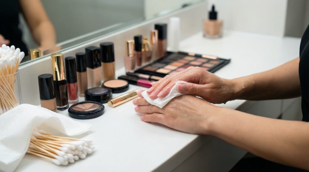 Гигиена косметики: сроки годности, хранение и чистка кистей/спонжей - иллюстрация