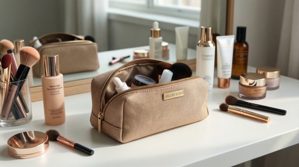 Как собрать минималистичную косметичку на каждый день (капсула) - иллюстрация