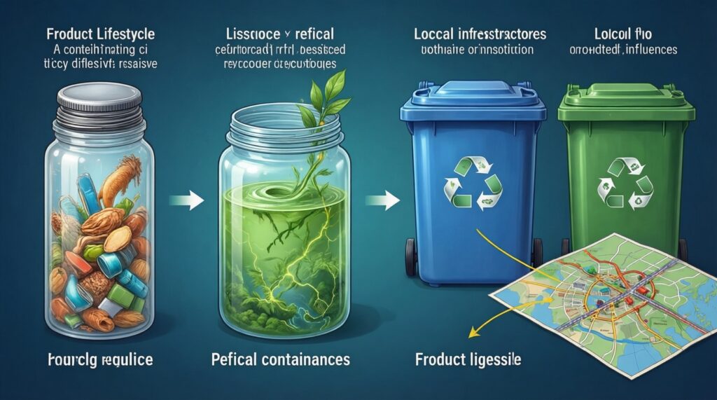 Экологичность в косметике: рефилы, переработка, этичность брендов и реальная польза - иллюстрация