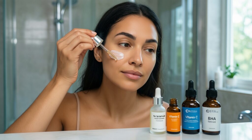 Активы в косметике: ретинол, витамин C, ниацинамид, кислоты - кому и как использовать - иллюстрация