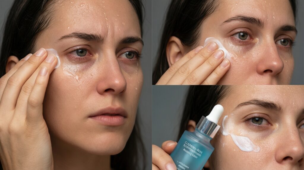 Уход за кожей вокруг глаз: что помогает, а что - маркетинг - иллюстрация