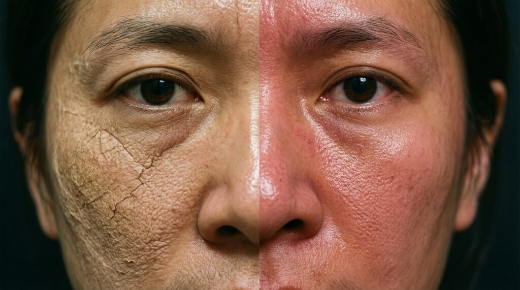 Как выбрать базовый уход по типу кожи: сухая, жирная, комбинированная, чувствительная - иллюстрация