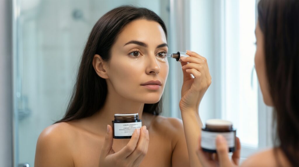 Уход за кожей вокруг глаз: что нужно, а что лишнее - иллюстрация