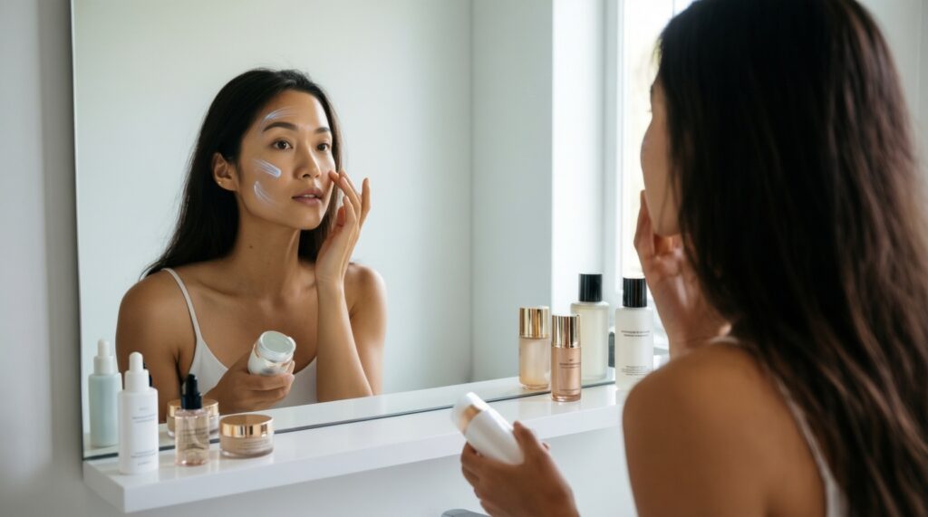 Слоение ухода (layering): правильный порядок нанесения средств утром и вечером - иллюстрация