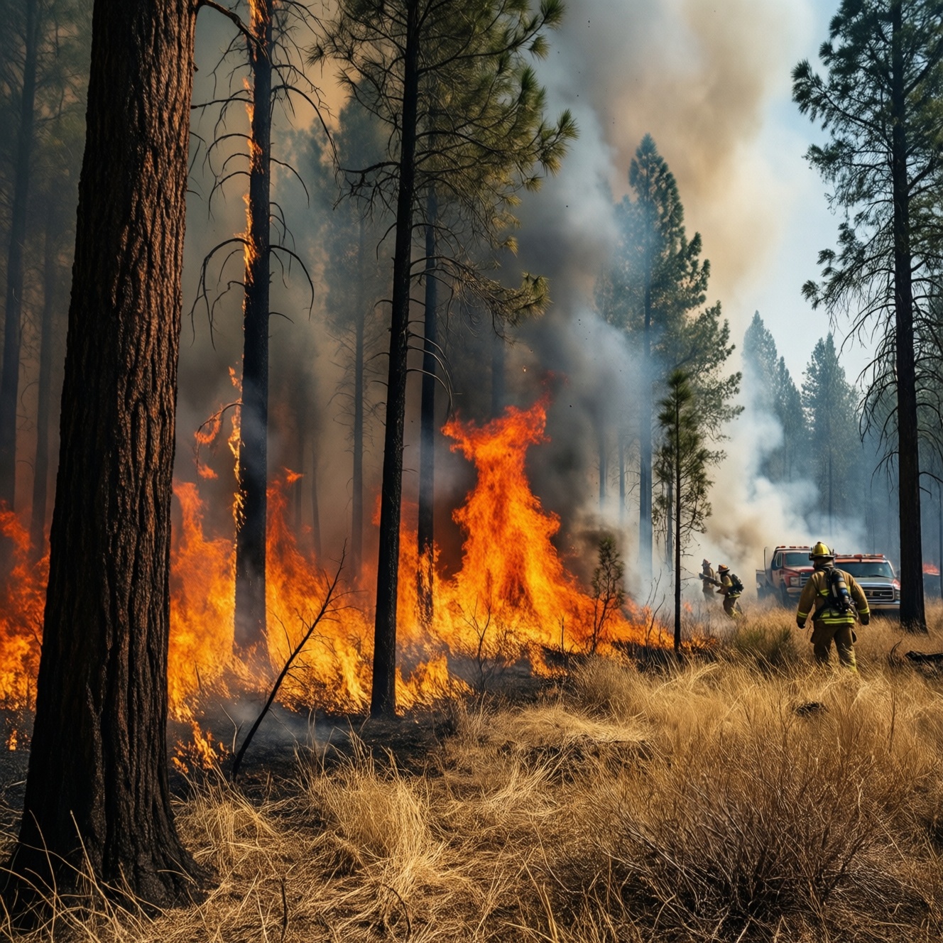 Лесные пожары: статистика и профилактика с разбором ответственности за поджог